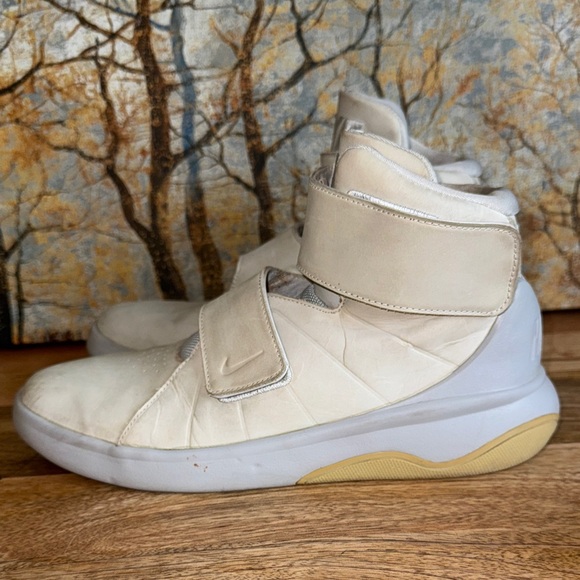 Nike Marxman men’s basketball shoes Premium Pure Platinum  size 8.5 - Picture 1 of 11